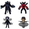 thumbnail image 1 of Upgraded Skibdi Toilet Toy Plush,Scientist/Gyroscope Cameraman Plush,Speakerman Plush Set for Game Fans and Collectors, 1 of 11