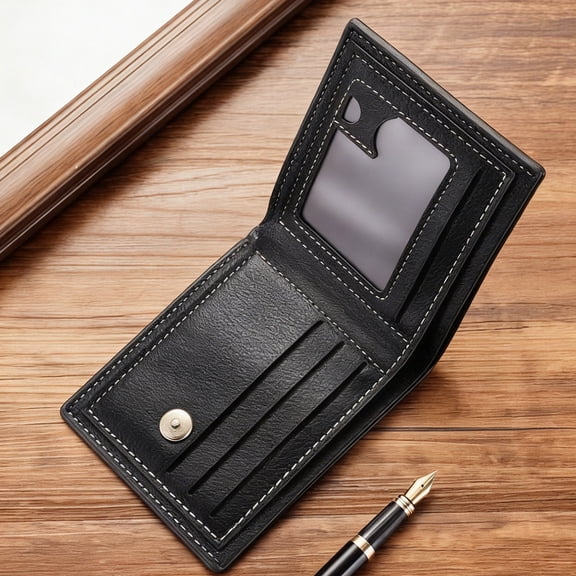 Upgraded Slim Wallet For Men With Money Clip Plain Wallet With Bifold Mens Wallets With Credit Card Compartment Men's Wallet With Coin Purse S