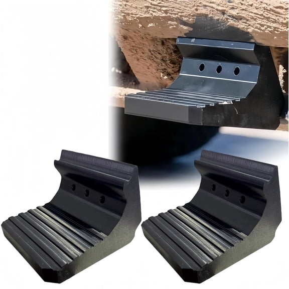 Upgraded Snap-On Side Steps Compatible with Chevy Colorado ZR2 (2nd and 3rd gen), Heavy-Duty Off-Road Side Steps, 2PC