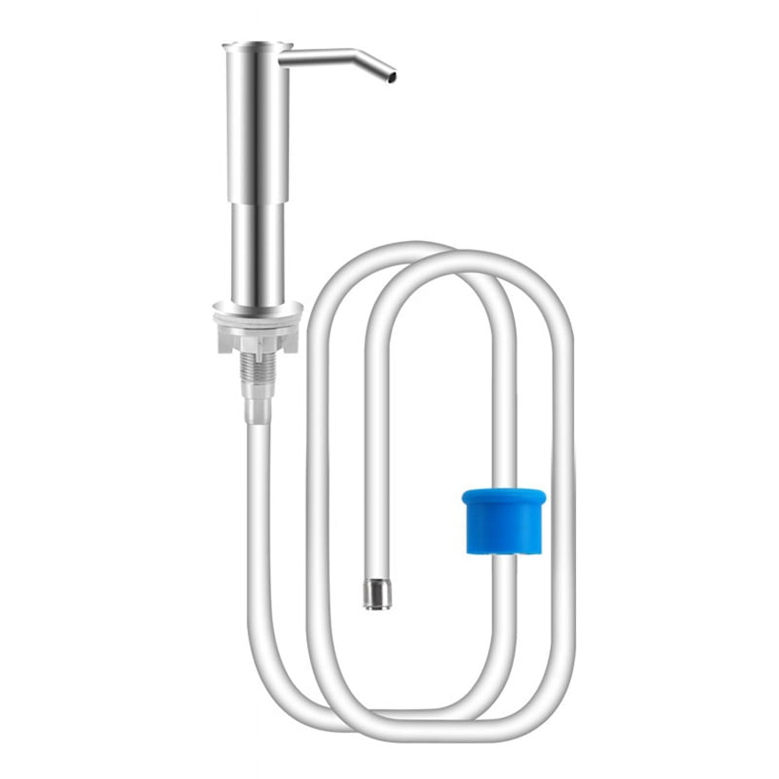 Upgraded Soap Dispenser for Kitchen Sink Brushed Nickel, Stainless