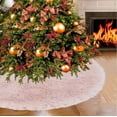 thumbnail image 1 of Upgraded Solid Color Christmas Tree Skirt Christmas Set Christmas Tree Under Decoration P, 1 of 6