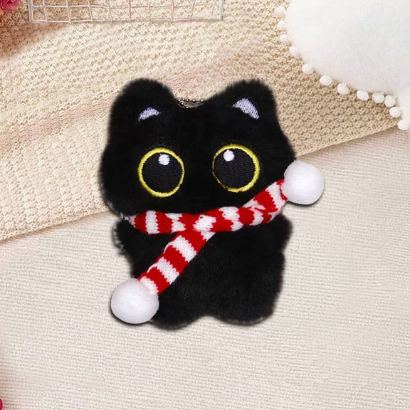 Upgraded Squeaking Big-eyed And White Pendant Toy Doll Hanging Ornament Keychain L