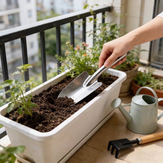 Upgraded Stainless Steel Gardening Tools Outdoor Vegetable And Flower Planting And Weeding Tools Household Pointed Shovel Suitable For Gardening Purposes C