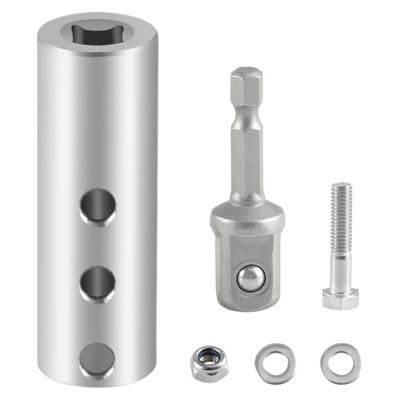 Trailer Jack Drill Adapter for 1 in Drive Shaft with 1/2 in Socket