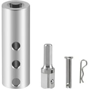 Upgraded Stainless Steel Trailer Jack Electric Drill Adapter with a 1/2 in Socket Adapter Bit Fit for 1 Inch Jack Drive Shaft
