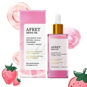 Upgraded Strawberry Vanilla Behind Shave Oil Women For Smooth Skin,Prevent Ingrown Hairs & Dryness,Restores Skin Smoothness With Continuous Use,90Ml