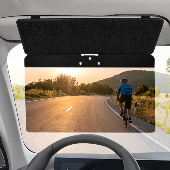 Upgraded Sun Visor Extender for Car, Polarized Car Visor Extender Sun Blocker, Sunvisor Extender for Cars and Protect UV Ray, Safe Driving, Universal