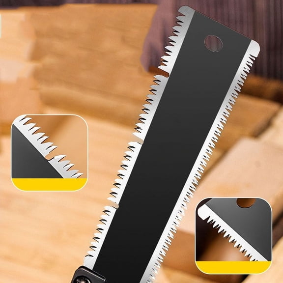 Upgraded Super Garden Fruit Tree Pruning Hand Saw Portable Mini Woodworking Special Handed Sk5 Steel Double-sided Hand Saw