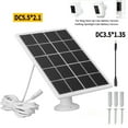 thumbnail image 1 of Upgraded Surveillance Camera Doorbell Low Power Consumption Solar Charging Panel Outdoor Solar Panel 3W 5V High Efficiency Monocrystalline Silicon C, 1 of 6