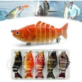 thumbnail image 1 of Upgraded Swimming Bait,Fishing Lure Kit Topwater Bass Lures Fishing Lures Slow Sinking Swimming Lures Multi Jointed Swimbait Lifelike Hard Bait Trout Perch, 1 of 7