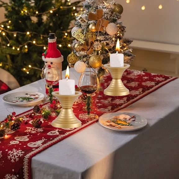 Upgraded Threaded Candlestick Birthday Party Family Gathering Decoration Ornamental Candlestick T