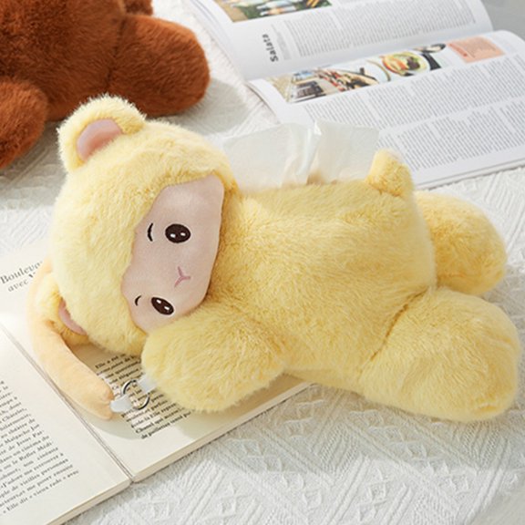 Upgraded Tissue Box Soft And Cute Creatives Storage Bag Car Mounted Hanging Tissue Box Home Tissue Box Hanging Bag Birthday Gift Party Gift Gift For Mates V