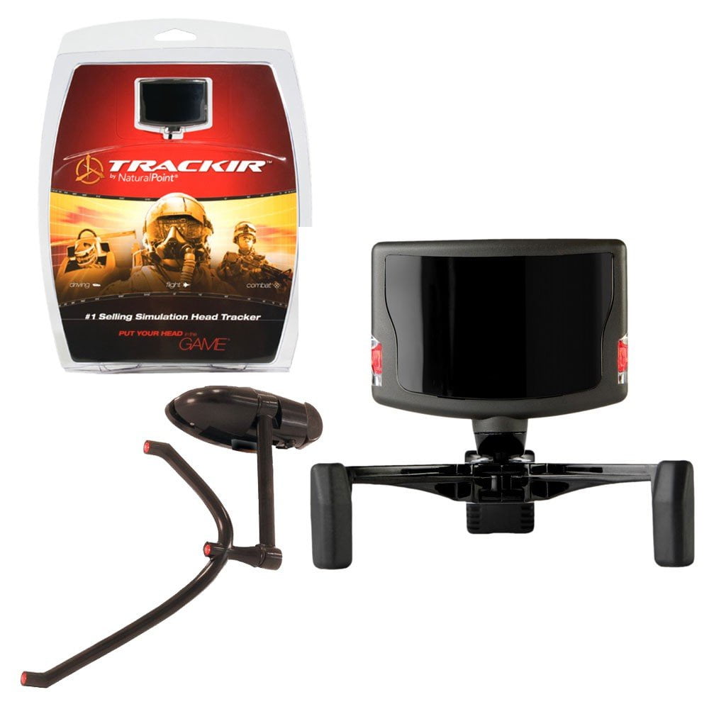Upgraded TrackIR Head Tracking Gaming System with IR Higher Resolution  Trackclip Pro + Cap Bundle