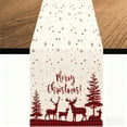 thumbnail image 1 of Upgraded Trees Snowflakes Christmas Table Runner Winter Christmas Holiday Kitchen And Dining Table Decoration Indoor And Outdoor Home Party Decoration 13 X 72 Inches L, 1 of 7