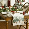 thumbnail image 1 of Upgraded Trees Snowflakes Christmas Table Runner Winter Christmas Holiday Kitchen And Dining Table Decoration Indoor And Outdoor Home Party Decoration 13 X 72 Inches M, 1 of 7