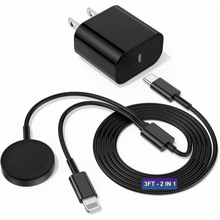 Upgraded USB C Charger for Apple Watch, in Phone and iWatch