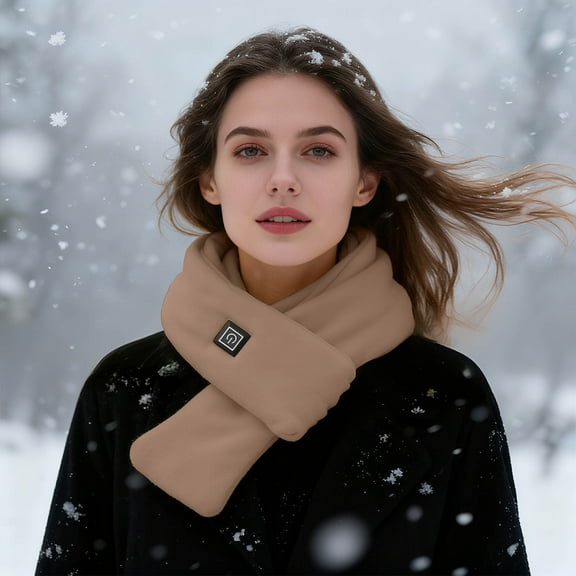 Upgraded USB Heating Scarf, Smart Neck and Shoulder Warmer, Winter Cold Protection, Heated Scarf for Men & Women, Massage Neck Warmer for Winter