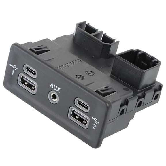 Upgraded USB Media Interfaces Module Efficient Charging Adapter 68289202AD Replacement for Multiple Automotives Use