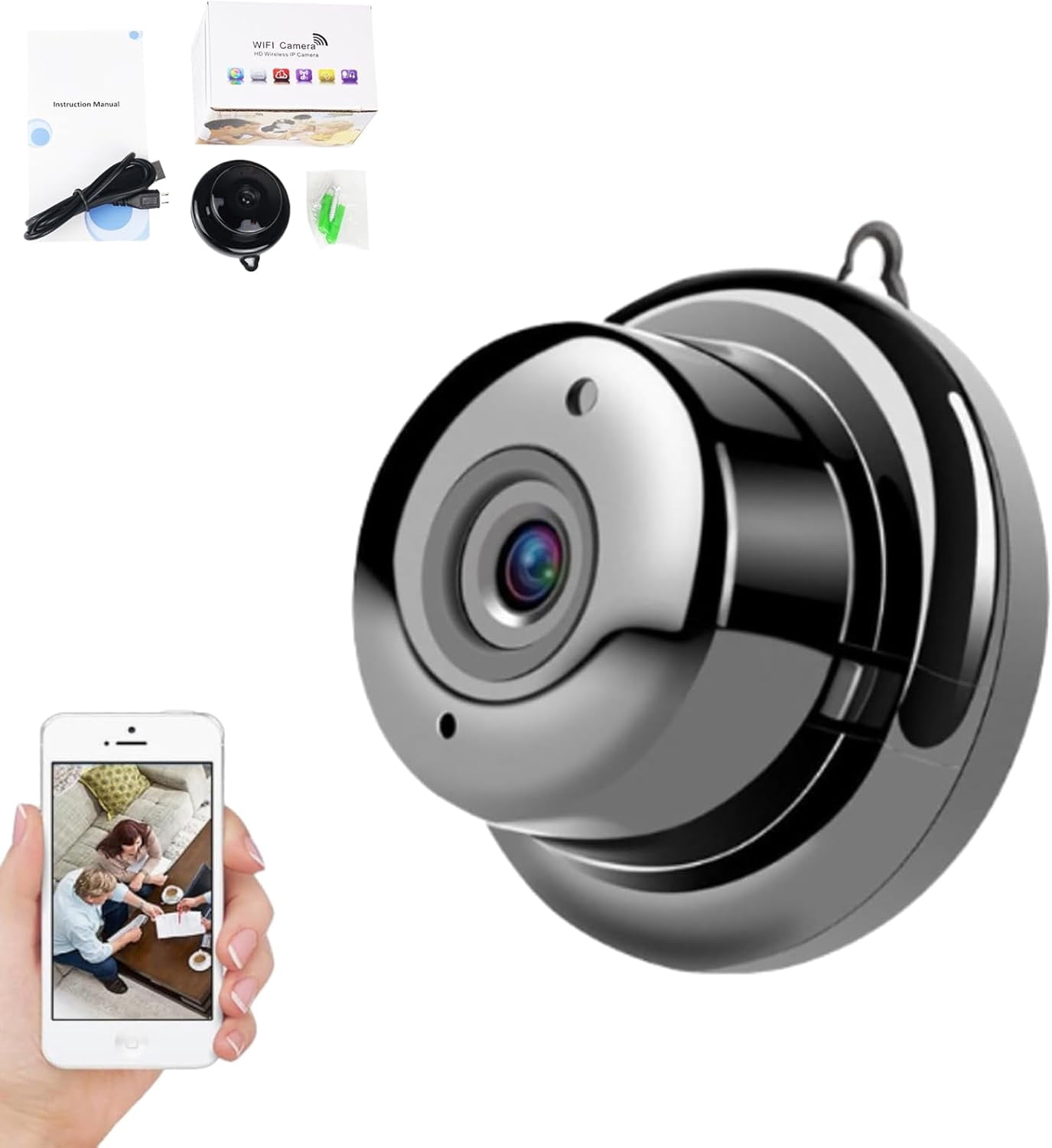 The Invisible Camera Upgraded Ultra-Invisible No-Plug Camera, Invisible Mini Spy Camera ...