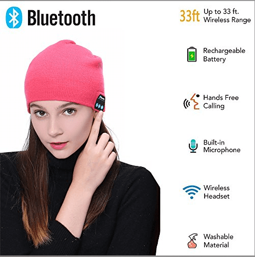 Buy Bluetooth Beanie Hat for Men Women - Stocking Stuffers Gifts Idea for  Men, Bluetooth 5.0 Warm Cap with Headphones for Him Her Teenagers Teen Boys  Girls, Gifts for Christmas Birthday (Grey)