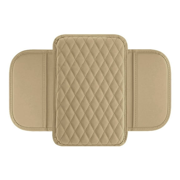 erfcxs Universal Upgraded Microfiber Leather Car Center Console Armrest Cover Cushion With Storage Organizer Accessories For Vehicles