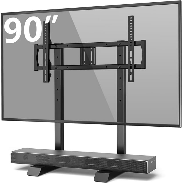 Upgraded Universal TV Stand Steel TV Legs for 40 to 90 Inch Flat or
