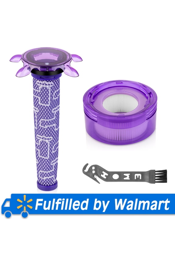 Upgraded V7 V8 Replacement Filter Compatible with Dyson New Version V7 V8 Cordless Vacuum, V8 Animal Extra SV25, SV37, SV10, V8 FOCUS Mattress, Replace Part #965661-05 & 967478-05