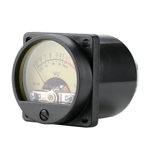 Upgraded VU Level Meter Driver Board Panel VU Meter Warm LED Backlight Sound Pressure Meter Quality Plastic Made