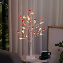 Upgraded Valentines Day Decor 24in Valentines Day Decoration Lighted Tree With 18 Heart Ornaments -USB/Battery Operated Valentines Decor Tree Light- Valentines Day O