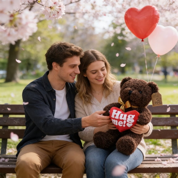 Upgraded Valentines Day Teddy Bear Cuddly Toys Cute Rag Doll Doll Children's Activities Gift Doll Cuddle Heart Bear T