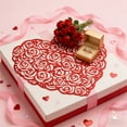 thumbnail image 1 of Upgraded Valentines's Day Heart Shape Pvc Table Mat Round Waterproof And Avoid Scalding Western Style Table Mat Decoration H, 1 of 7