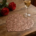 thumbnail image 1 of Upgraded Valentines's Day Heart Shape Pvc Table Mat Round Waterproof And Avoid Scalding Western Style Table Mat Decoration I, 1 of 7