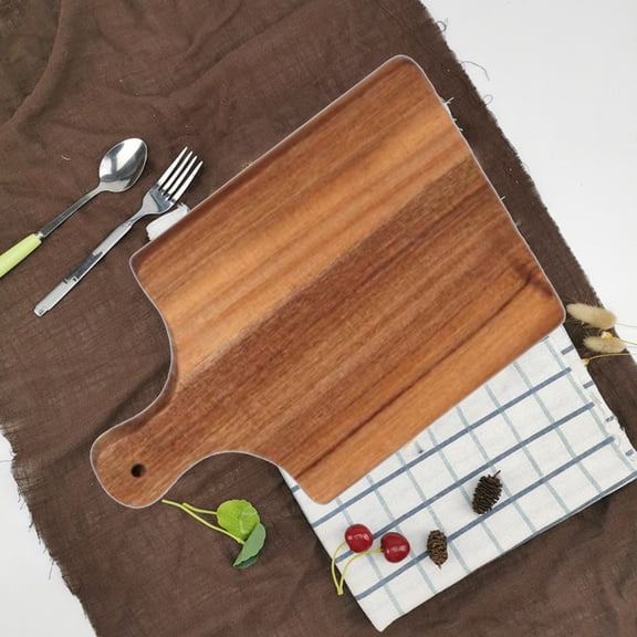 Upgraded Versatile Wooden Pizza Board Non-slip Cutting Board For Kitchen Countertop Bread Serving Tray Steak Wood Board Wooden Tray Steak Serving Tray O