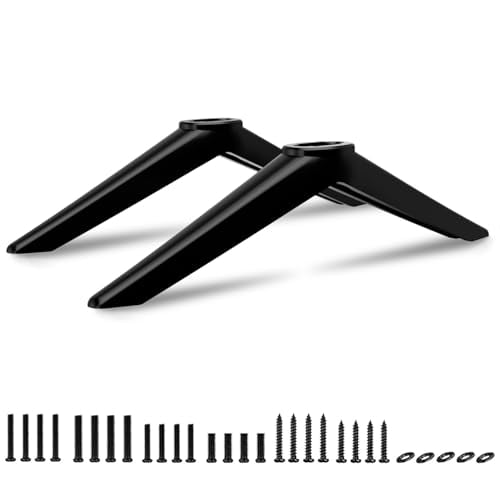 (Upgraded Version) Base Stand for TCL 32" 40" 43" 49" 50" 55" 65" Roku TV Legs,for 32S356 40FD2700 43S425 49S305 50S423 50S446 55S434 65S450R 65S425,TV Legs for TCL Roku TV Stand Legs wr Screws