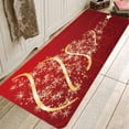 thumbnail image 1 of Upgraded Version Christmas Kitchen Rugs and Mats Red Merry Christmas Country Winter Farmhouse Decorative Area Carpets Floor Doormat, 15.75"x47.24", 1 of 3
