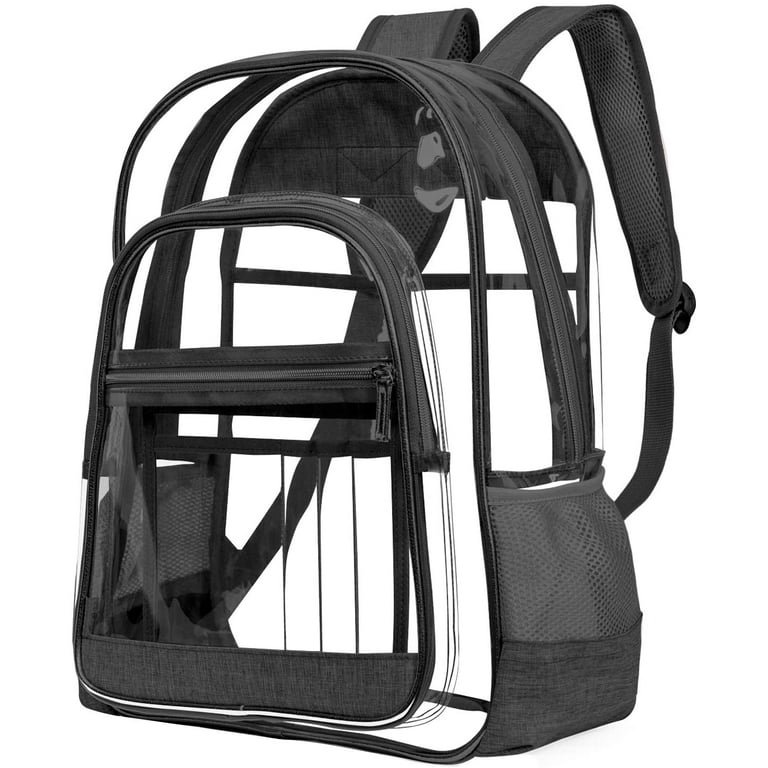 Clear book best sale bags walmart