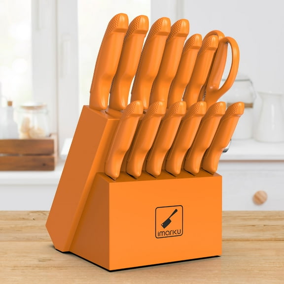 Upgraded Version! Kitchen Knives Set, 14 pcs Kitchen Knife Set, Holloween Decoration