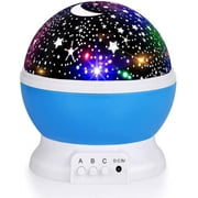 Upgraded Version Remote-Controlled Romantic Rotating Spin Music Starry Sky Night Light Projector Children Kids Baby Sleeping Night Light