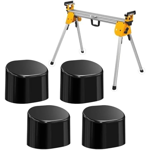 Upgraded Version Table Saw Stand Foot Pad, Replacement Leg Feet for ...