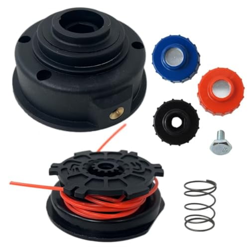 Upgraded Version Trimmer Head For Craftsman Ws205 Ws215 Ws2200 String Trimmer Replacement Parts, with 2 Bump Knob
