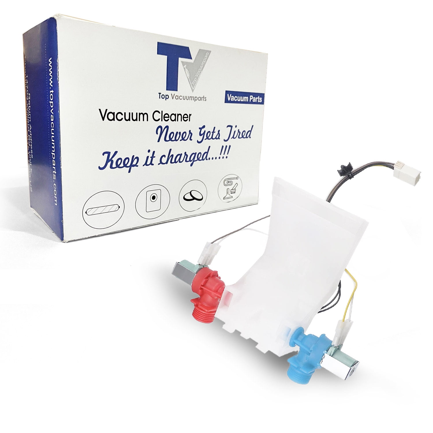 Upgraded W10144820 Washer Water Inlet Valve with Installation Tools, Replacement Part For Whirlpool Washing Machine Compatible WPW10144820, AP6015761, AP4371093, W10311458
