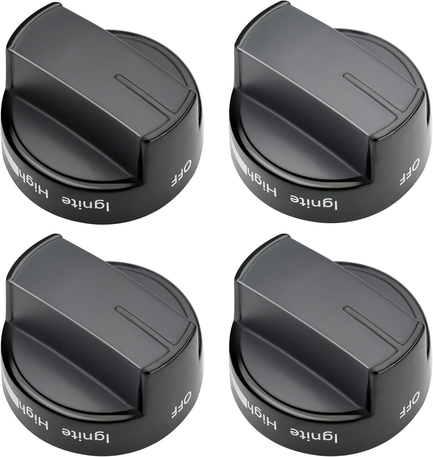 Upgraded W10339442 Stove Knobs Replacements for Whirlpool Gas Range, Replaces WPW10339442VP, 2311008, AP6019877, PS11753188, EAP11753188, 4 Pack