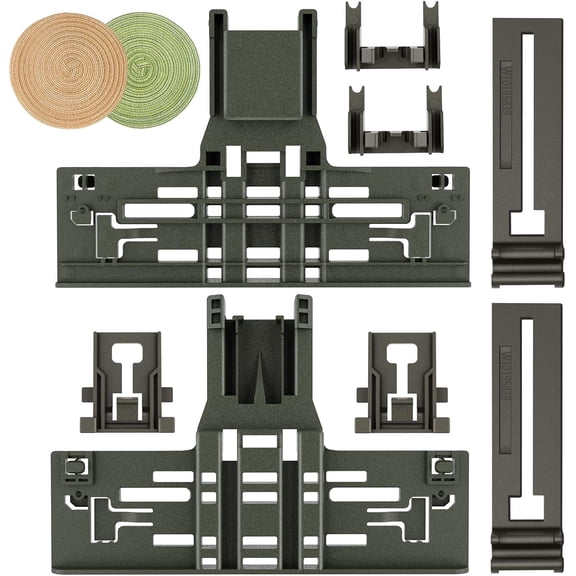 Upgraded W10546503 Dishwasher Top Rack Adjuster Compatible with Kitchenaid Parts Upper WPW10546503 Replacement for Whirlpool Kenmore Rack-10pcs