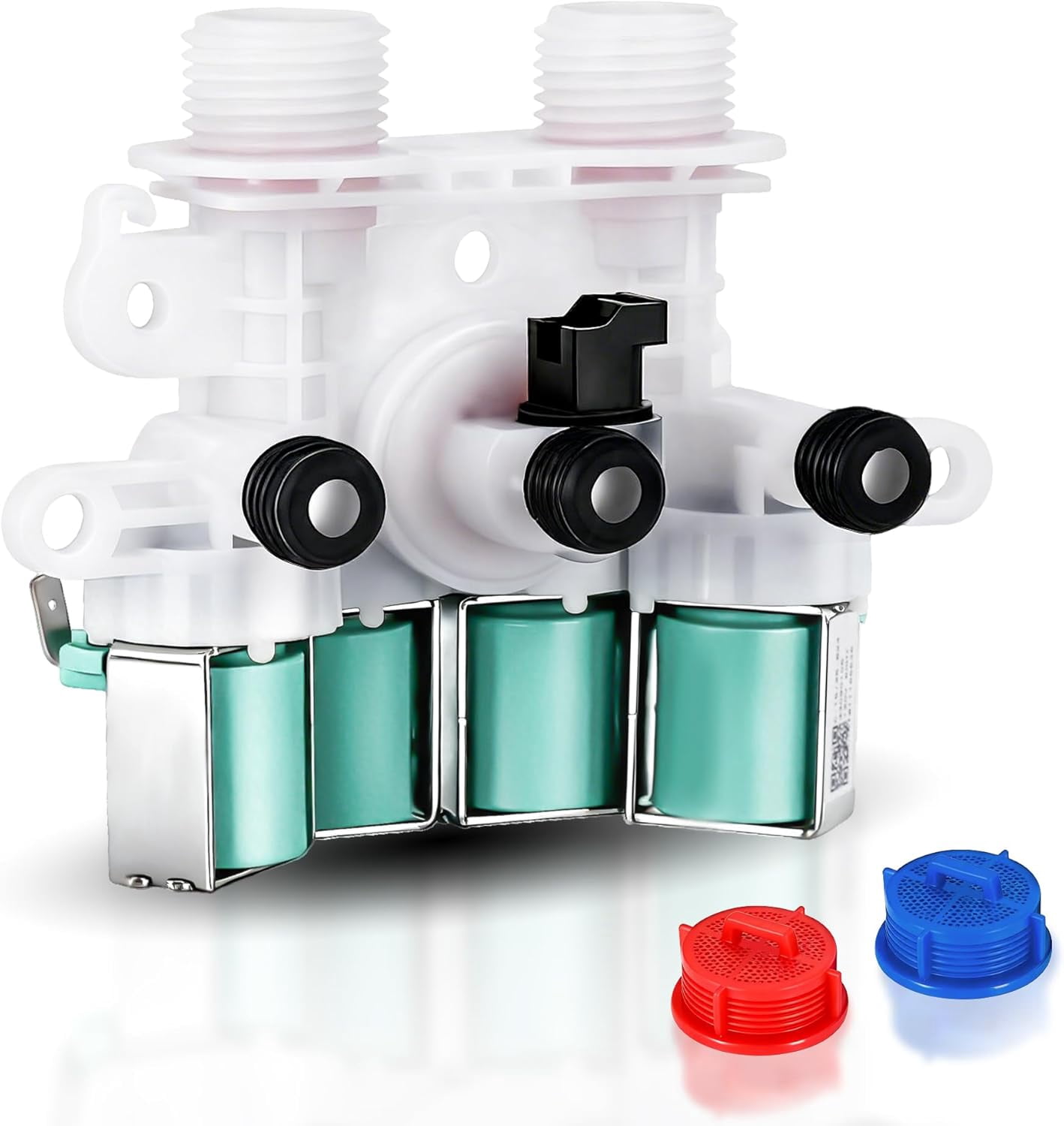 Upgraded W11165546 W11096267 Washer Water Inlet Valve Compatible with May-tag Whirl-pool Washer Parts, Replace WTW7500GC0 WTW8500DC2 WTW8500DR1 WTW7500GC2 WTW7500GW2 WTW8500DC0 WTW8500DR0