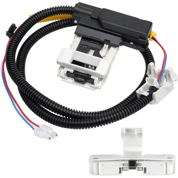 Upgraded W11307244 W10682535 Washer Lid Lock with Lid Strike W10837741, Compatible with Amana Whirlpool Kenmore 110 200 500 Series Maytag Washer