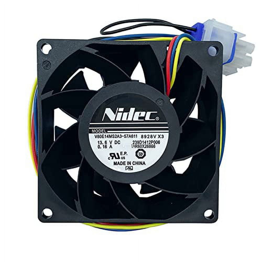 Upgraded WR60X26866 Refrigerator Evaporator Fan Motor, Compatible with GE Refrigrator Evaporator Fan Motor, Replacement WR60X26033, WR60X10341, WR60X10356, WR60X10357,WR60X24303-10 Years Warranty