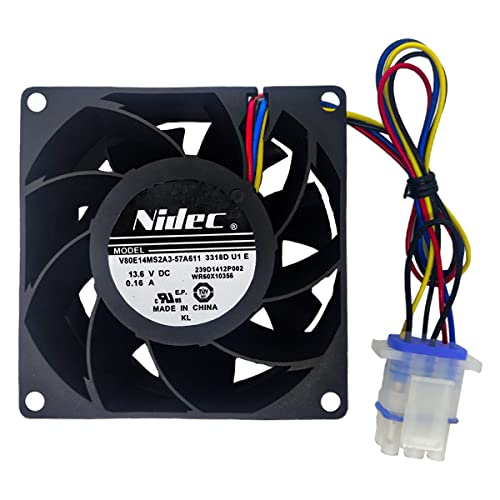 Upgraded WR60X26866 Refrigerator Evaporator Fan Motor(OEM) for GE, ompatible with GE Refrigrator, Replace WR60X26033, WR60X10341, WR60X10356, WR60X10357, WR60X24303, etc - 15 Years Warranty