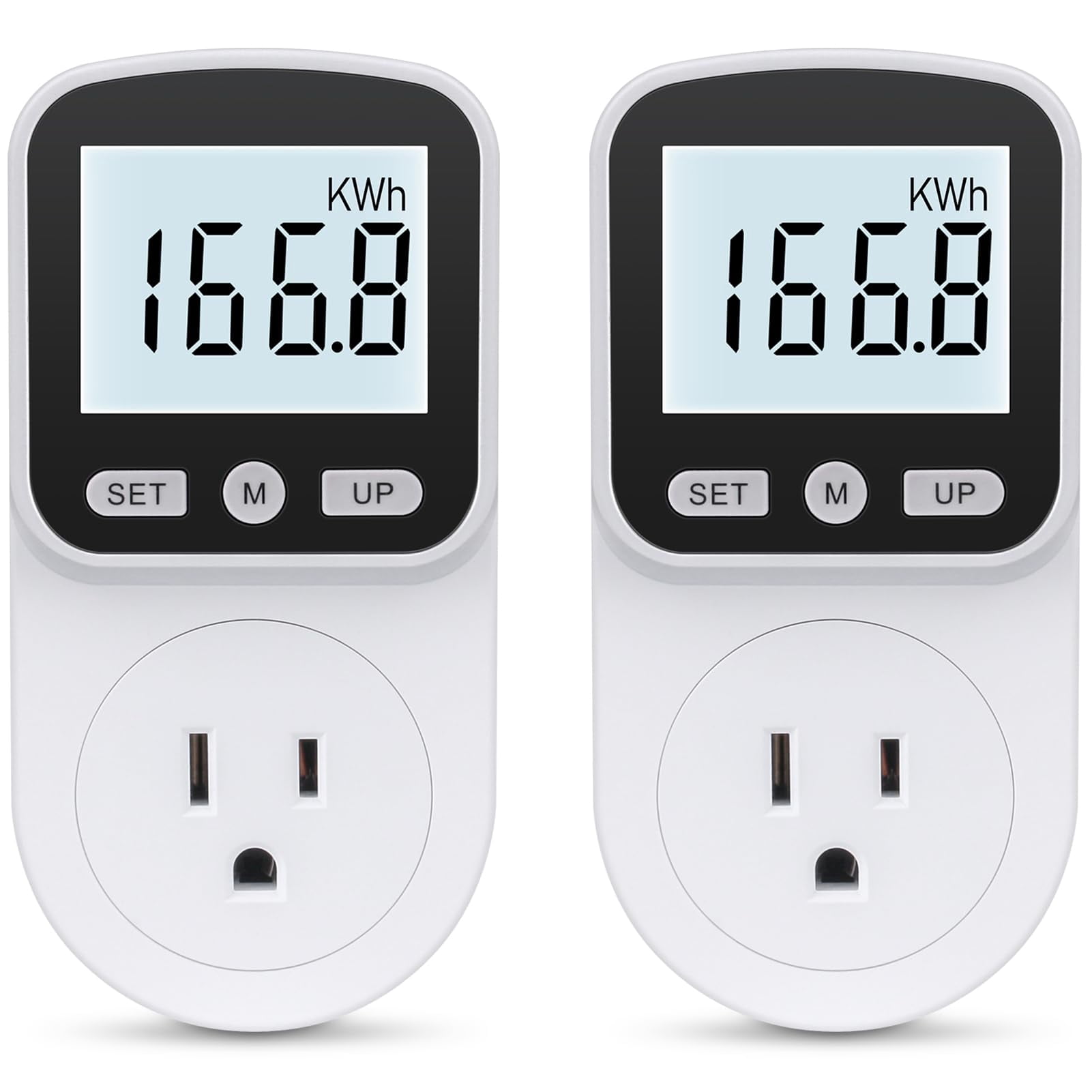 Overloading Power Socket Upgraded Watt Meter Plug in Power Meter Home Energy Monitor Power ...