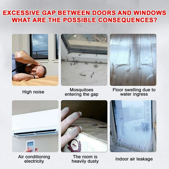 Upgraded Weather Stripping Door Strip Door Weather Stripping Door Strip Strip Sealing Tape For Door Draft Stopper Adhesive Tape For Doors Shower 25MM T