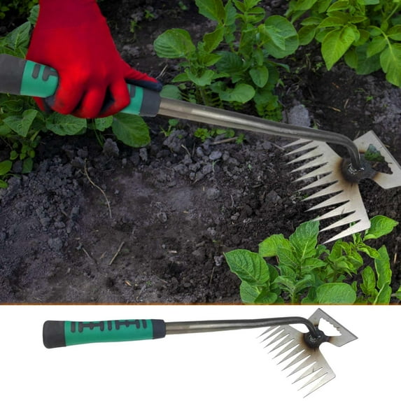 Upgraded Weed Puller, Garden Weed Pulling Tool, Uprooting Weeding Artifact, Premium Manganese Steel Hand Weeder Tool, Manual Portable Weeding Tool for Garden Farm Planting Weeding